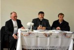 Dom Rafael, Dom João Bosco e Padre Mário Spaki conduziram o encontro